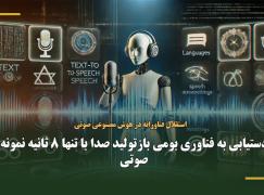 دستیابی به فناوری بومی بازتولید صدا با تنها 8 ثانیه نمونه صوتی